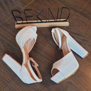 Thick Sole Open Toe Model Catwalk Stiletto High Heel Sandals Stage Performance